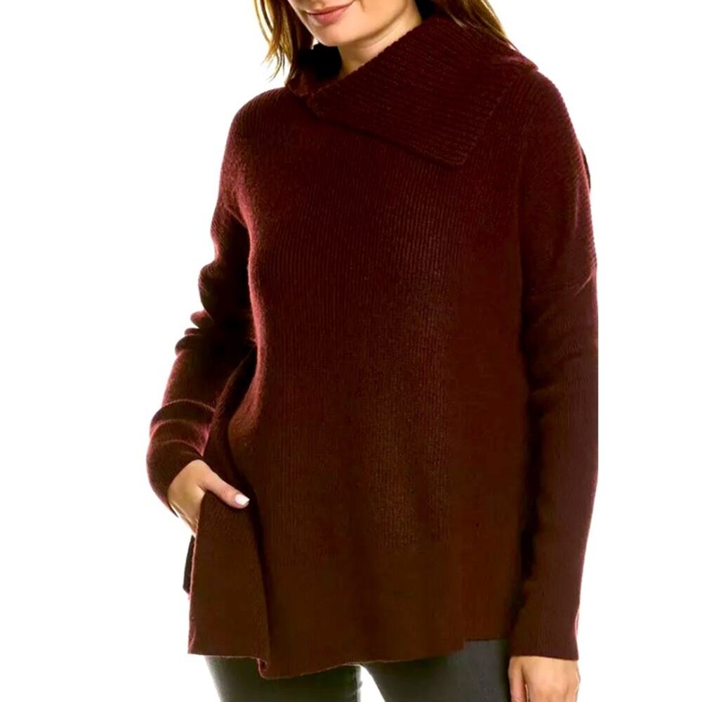 AllSaints Hettie Women’s Wool & Cashmere Blend Turtleneck Collared Sweater Sz‎ S